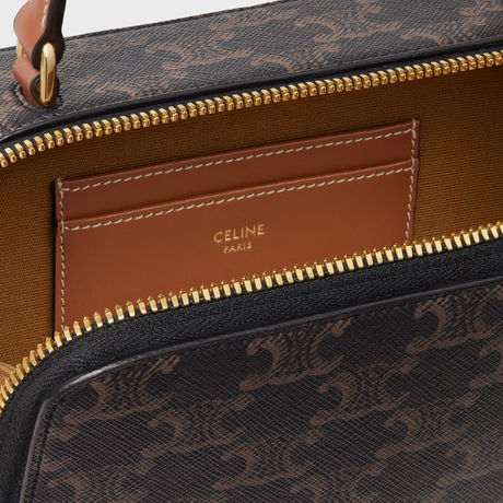 VANITY BOX IN TRIOMPHE CANVAS AND CALFSKIN TAN - Image 4